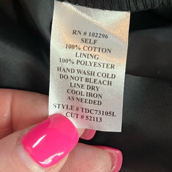 Connected Apparel Black Sleeveless Summer Dress with Butterfly Embroidery 16W - Picture 2 of 16